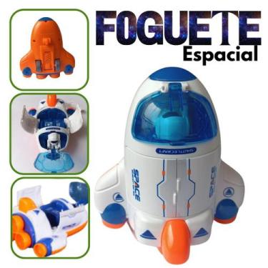 Imagem de Brinquedo Foguete Nave Veiculo Missão Espacial Astronauta - Top Kids, 