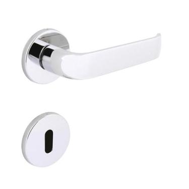 Imagem de FECHADURA VICTÓRIA ZAMAC CROMADA 55mm AROUCA, Interno