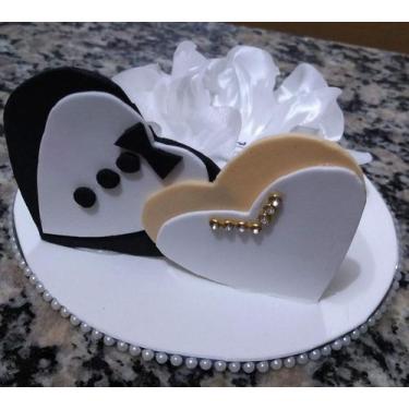 Imagem de Lembrancinha de Casamento em Eva e Tecido - Doce Tecido