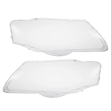 Imagem de X AUTOHAUX 1 par de capa de lente de farol dianteiro para carro 3C0 941 005 3C0 941 006