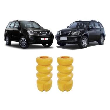 Imagem de Kit Batentes Suspensão Traseira Chery Tiggo 2012 2013 2014 - QualyKits