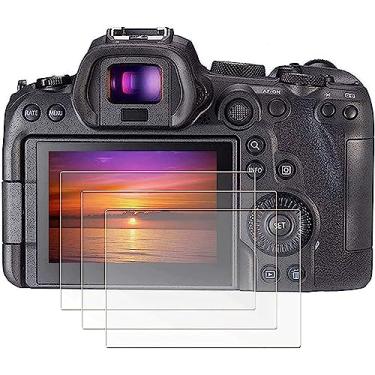 Imagem de PCTC Protetor de Tela EOS R6II R6 R7 - 3 Pacotes, Vidro Temperado 9H de 0,3 mm para Canon EOS R6II R6 R7
