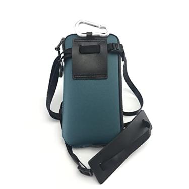 Imagem de OneJoy Bolsa tiracolo para celular feminina, bolsa de celular de neoprene para Galaxy, bolsa de telefone para iPhone, cordões de celular e alças de pulso com puxador e clipe compatível com 2,4 a 6,3