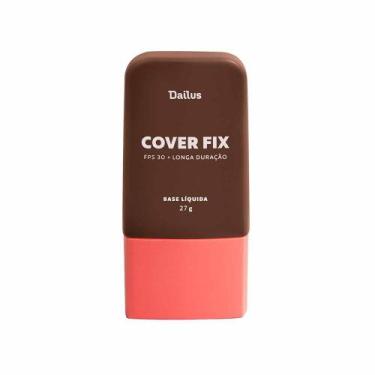 Imagem de Base Líquida Dailus Cover Fix FPS 30, D12-Escura