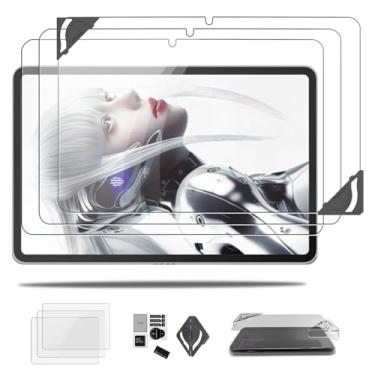 Imagem de NOUKAJU Protetor de Tela para Tablet Gamer RedMAGIC Nova de 10,9 Polegadas, Pacote com 3, Vidro Temperado HD, Resistente a Arranhões e À Prova de Dedos
