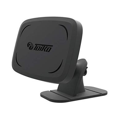 Imagem de Toiko DB-7 Suporte magnético para celular para carro, suporte universal para iPhone, Samsung, ímã forte e fácil instalação, suporte seguro para celular para veículos