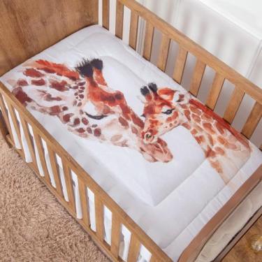 Imagem de Edredom de Berço Giraffe Bege Dupla Face - Miguel Baby