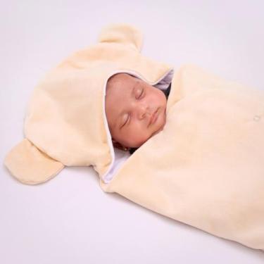 Imagem de Saco de Dormir Casulo Super Fofinho para Bebê Infantil Menino Menina -