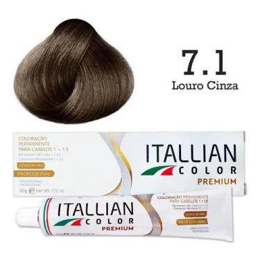 Imagem de Coloração 7.1 Louro Cinza  Itallian Color
