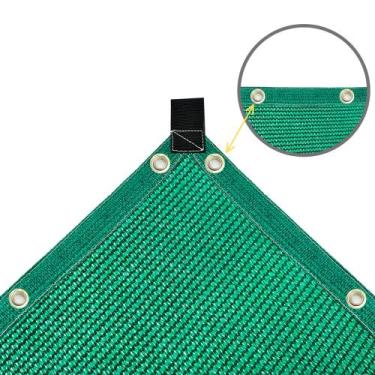 Imagem de Sombrite Tela Toldo Garagem Lona Shade 90% Verde 4X7 - AZUL VERDE GARD