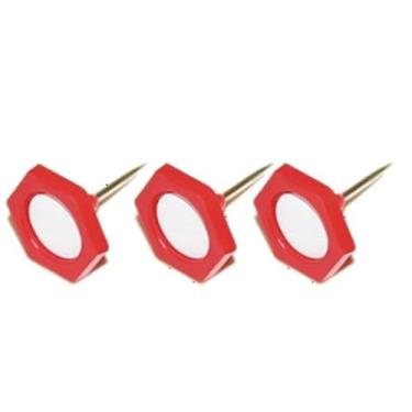 Imagem de Alfinete para Mapa com Cabeça Sextavada com 12 Unidades - ACC