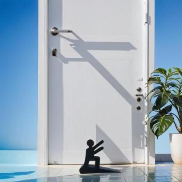 Imagem de Aparador de Porta Calço Cunha Prendedor Divertido Decoração - Mad Make