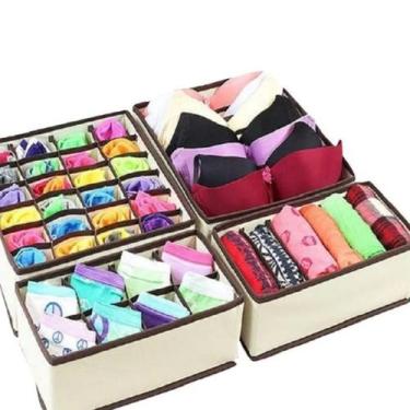 Imagem de KIT Organizador de Meias Cuecas Calcinhas Roupas Íntimas - Lar Present
