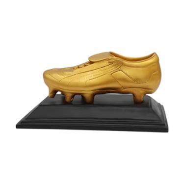 Imagem de Troféu de futebol de chuteira de, troféu de jogo de futebol, escultura de resina, troféu para decoração de casa, entrada, sala de estar, adereços, Cobre