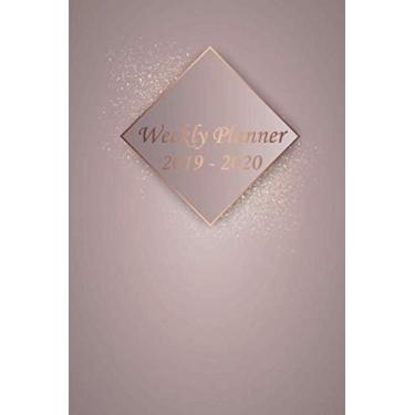 Imagem de Weekly Planner 2019-2020: Monthly Schedule - 1 week at a glance - Calendar with Checklists & Notes Daily To Do’s Academic Organizer Small Notebook ... Budget Cute Day Planer School Simple Teacher