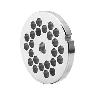 Imagem de iVict #12 lâminas de discos de placa de moedor de carne de aço inoxidável para picador de alimentos fga e hobart, lem, cabelas, weston, mtn moedores de carne, discos de corte para serviços p
