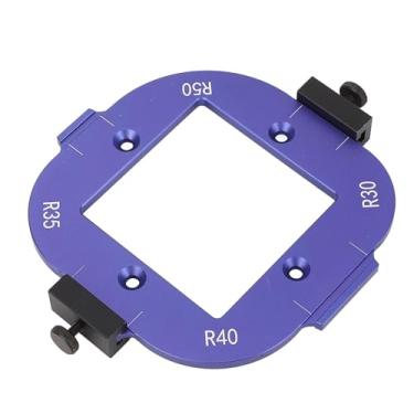 Imagem de Modelos de Roteador de Gabarito de Raio, Gabarito de Canto de Mesa de Roteador, Ferramenta Auxiliar de Corte de ArcoS de Placa de Madeira, Modelo DIY, R30 R35 R40 R50, Modelos de