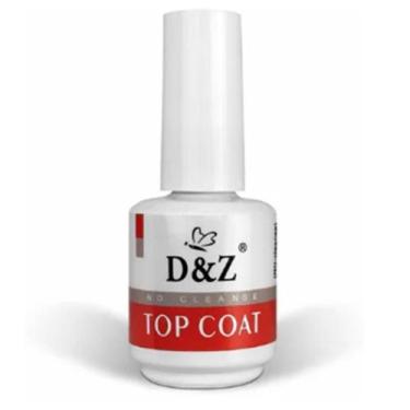Imagem de Selante Fortalecedor Dez Unha Gel Fibra Porcelana Top Coat - A.R Varie
