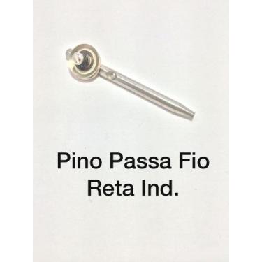 Imagem de Pino Guia / Passa fio 1 Furo com Molinha da Reta Industrial - MMK