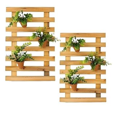 Imagem de Estante Floreira Horta Vertical De Madeira Decoração