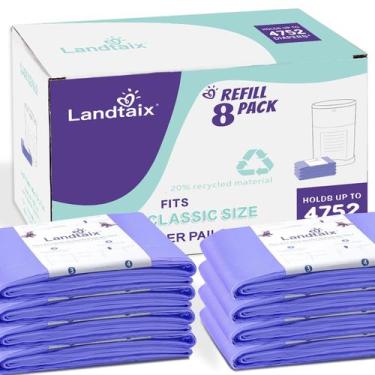 Imagem de Sacos de Recarga para Balde de Fraldas Landtaix - Compatíveis com Deko