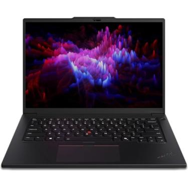 Imagem de Lenovo Laptop ThinkPad P14s Gen 5 Mobile Workstation com processador Intel Ultra 7 155H, tela 3K sem toque de 14.8 cm 120Hz, DDR5-5600MHz de 96 GB, SSD de 2 TB, NVIDIA RTX 500, câmera RGB+IR de 5 MP e