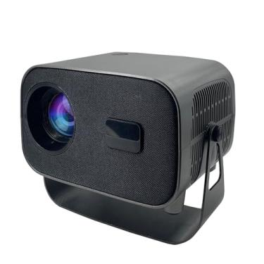 Imagem de [Suporte ajustável de 360° e montagem no teto] Projetor yleegs 4K com WiFi e Bluetooth, foco motorizado e correção automática de Keystone, suporta HDMI, USB, PC, TV Box