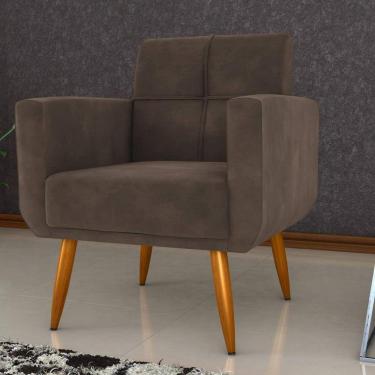 Imagem de Poltrona Veludo 69cm Havanna Matrix