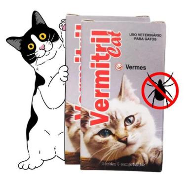Imagem de Anti Carrapato, Sarna, Verme Pulga 8 Comprimidos Mastigáveis para Gato