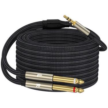 Imagem de Cabo Divisor ZTOXLR 3,5mm (1/8) TRS para 2x 6,35mm (1/4) TS - Mono