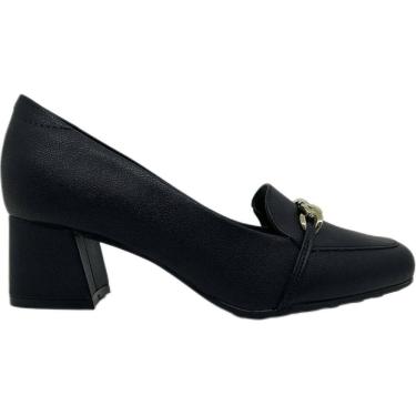 Imagem de Sapato Feminino Mocassim Casual Dia a Dia Passeio Trabalho Salto Médio Conforto Modare 7373.107
