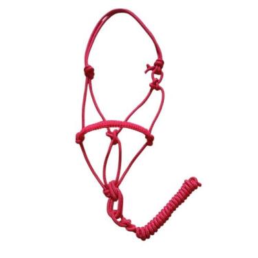 Imagem de Cabresto 7 Nós Corda Maciça De Luxo Com Detalhe Trançado Na Frente Com