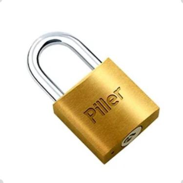 Imagem de Cadeado 25mm Dourado Piller