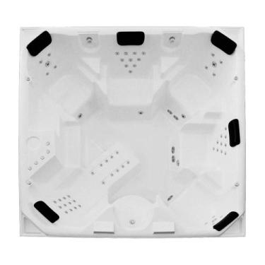 Imagem de Spa Quadrado Uruguaiana COMPLETO com hidro - Brasil Banheiras, 2,68x2,