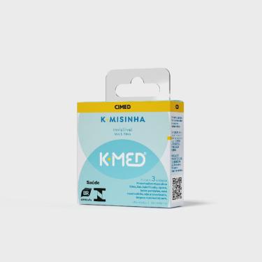 Imagem de Preservativo k-med k-misinha invisivel com 3 unidades