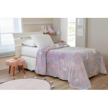 Imagem de Manta Infantil que Brilha no Escuro Cobertor Menino Astronauta Luminescente, 150x200cm, Microfibra Quentinha