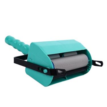 Imagem de Rolo de Impressão de Grãos, Máquina de Pintura de Decoração Com Plástico, Material de Ferro, Ferramenta de Padrão de Parede Com Escova de Rolo de Pintura de 5, 7 Polegadas,