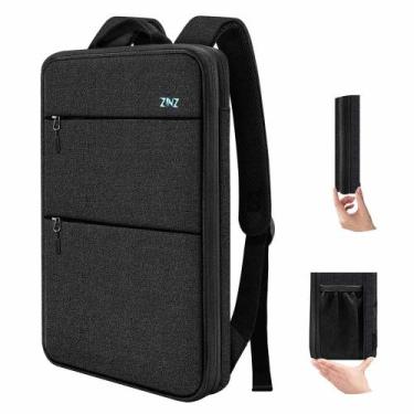 Imagem de Mochila para laptop ZINZ Slim e expansível de 15-16 polegadas com port