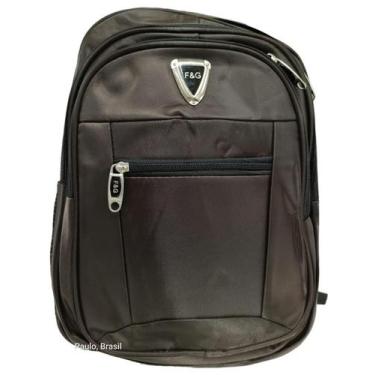 Imagem de Mochila feminina com 4 compartimentos impermeável - F9112, Marrom