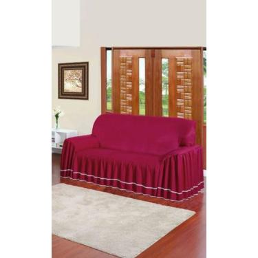 Imagem de Capa De Sofá Dália 2 E 3 Lugares Mega  Protetor Sofá - ANNY SHOP BORDA