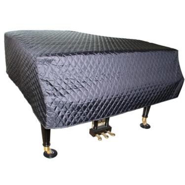 Imagem de 5JJJLOOOPP Capa de piano de cauda para bebê, capa de piano completa, lavável, impermeável, à prova de poeira, à prova de colisão para proteger o piano do envelhecimento (A, 180 cm) (A 180 cm + capa