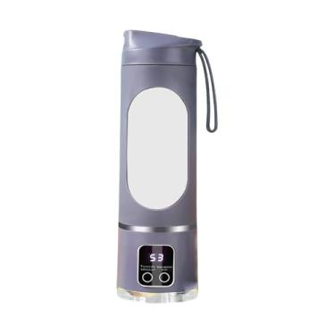 Imagem de WeiLaiKeQi BLENDER PORTÁVEL JUICENTE ELÉTRICO 450ML Recarregável portátil compacto, Roxo