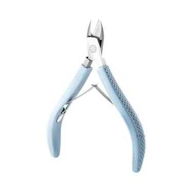 Imagem de Tesoura De Cutícula De Unha De Aço Inoxidável, Removedor De Manicure, 
