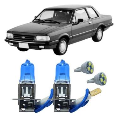 Imagem de Par Lâmpadas H3 12V Super Branca 4300K Del Rey 1981 A 1984 - FullLight