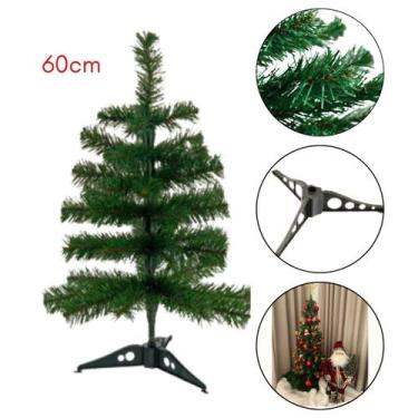 Imagem de Árvore De Natal Decorativa 60 cm Pinheiro Natalino Verde - Fa Fa