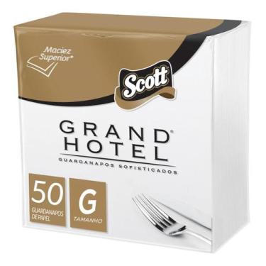 Imagem de Guardanapo de Papel Folha Dupla Scott Grand Hotel 31,8cm x
