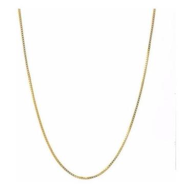 Imagem de Ouro 18k Maciço Corrente Feminino Criança 45cm Veneziana - Fab Joias, 