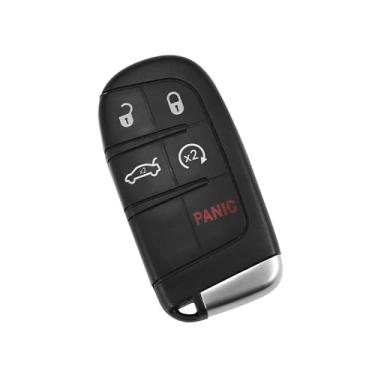 Imagem de Partuto M3N40821302 433 MHz 46 Chip de substituição sem chave controle remoto de entrada sem chave para Chrysler 300 para Dodge Charger Challenger Dart Limited 5 botões com substituição de chave de