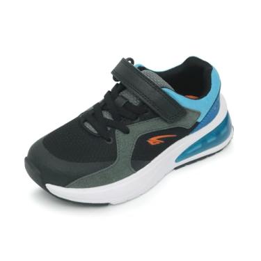 Imagem de COLLOKY Sapatos infantis para meninas e meninos – tênis de velcro, suporte de arco, lavável, sola macia e antiderrapante – Tênis infantil elegante para atividades ao ar livre, design respirável e leve