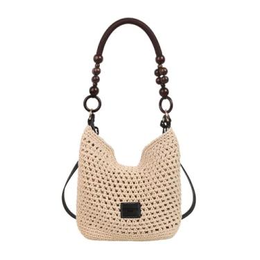 Imagem de Colaxi Sacola de bolsa de crochê boho maconha para maconha para férias para viagens diárias, Preto